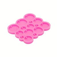 Molde De Silicona Para Llaveros Y Joyería Mini Redondo Brillante Para DIY Many Circles Tiny Resin Mold Herramienta De Artesanía - details 3