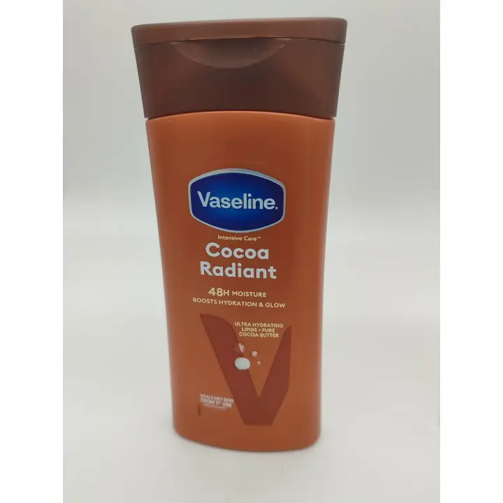 UNILEVER VASELINE COCOA RADIANT BOOSTS HYDRATION & GLOW ULTRA HYDRATING COCOA BUTTER 200 ML - 1