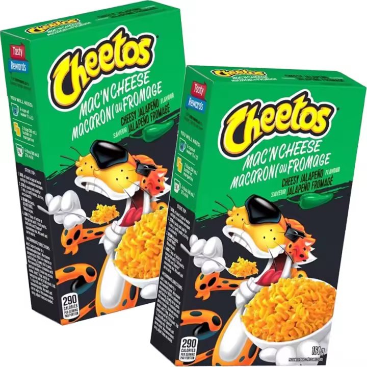 Pack 2 Cheetos Mac´n Cheese Macaroni Au Fromage Cheese jalapeño Flavour (164g) - 1