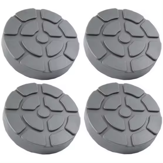 JOMAFA - JUEGO DE 4 TACOS DE GOMA PARA ELEVADOR DE COCHES 122MM DIAMETRO UNIVERSAL - 10329X4 - 1