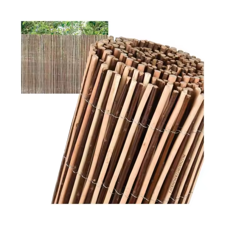 Suinga Valla de Mimbre Natural Bicolor 2x3m 85% Ocultación - 1