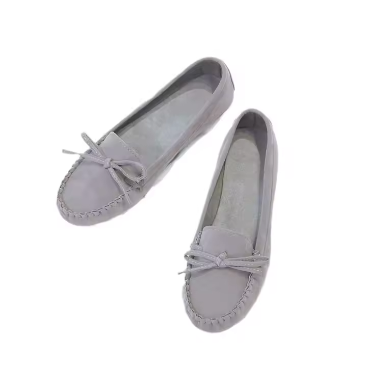 Zapatos De Mujer Casual SUEDE Slip on Loafers Ballet Flats Zapatos Mujer Para Mamá Antideslizantes Transversal Para Otoño - 1