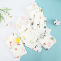 Toalla De Algodón Gauz Para Bebé Six-Layer Alta Densidad Suave Y Absorbente Conjunto De Toallas Cuadradas Impresión Jacquard Para Hombres - details 1