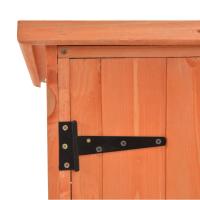 vidaXL Caseta de almacenamiento de jardín de madera 128x42x91 cm - details 6