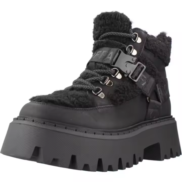 Botines Mujer Marca Buffalo Modelo Aspen Com Mid Warm - 1