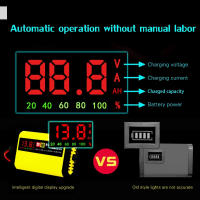 Cargador Portátil 12V Para Coche Con Pantalla LCD Recargador Rápido Adaptador EU Plug DC13.8V 2A Para Batería De Ácido Plomo AGM GEL Seco Húmedo - details 2