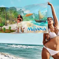Toalla De Baño De Microfibra Moana Cartoon Para Playa Y Gimnasio Secado Rápido Accesorios De Gimnasio Decoración De Habitación Tamaño 30x60 Cm - details 8