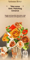 Juego De Bloques Creativos En Forma De Rosa Con Maceta Modelo Decorativo Para Niñas Juguete DIY Para El Día De San Valentín Regalo De Navidad - details 4