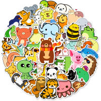 Pack De 50 Pegatinas De Animales Adorables Grandes Y Coloridas Resistentes Al Agua Para Botellas De Agua Y Teléfono Móvil - details 1