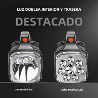 Linterna LED Solar De 5000mAh COB Farol De Trabajo Luz De Camping Impermeable Portátil Con Carga USB Y Como Power Bank - details 4