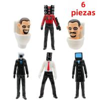 Figura De Acción Skibidi Toilet Man Camarógrafo Hombre Decoración De PVC Muñeco Coleccionable Para Adultos Decoraciones De TV - details 0