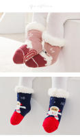 Calcetines De Navidad Para Bebés Recién Nacidos Invierno Gruesos Algodón Cálido Antideslizantes Talla Ajustable Para Niños De 0 a 4 Años Diseño De Dibujos Animados - details 4