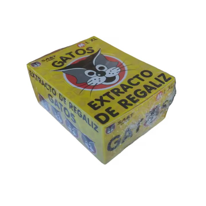 Gatos M Regaliz Caja Barritas (800 g) Saet Sweets - 1