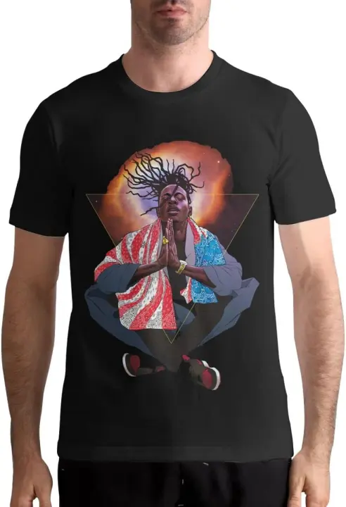 Camisa clásica de manga corta para hombre, Tops negros - 1