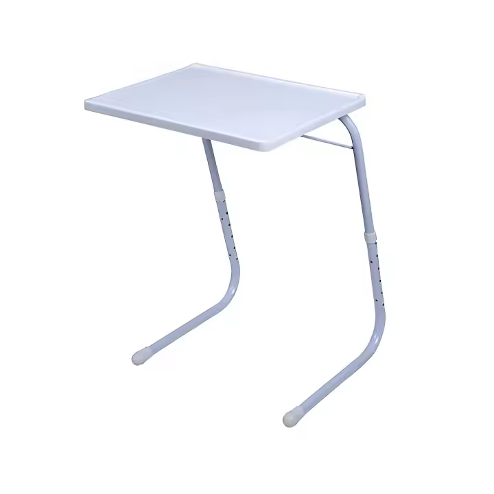 Mesa Auxiliar Plegable Ajustable en Altura 52-73 cm – Escritorio Portátil para Ordenador, Comidas, Teletrabajo o Estudio – Ligera y Compacta con Superficie Amplia 52x40 cm – Fácil Montaje y Almacenaje - 1