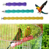 Juguete Para Aves Periquito Y Papagayo Madera Natural Con Polvo De Colores Torro De Masticar Para Pies De Mascotas Herramienta De Entrenamiento Y Diversion - details 2