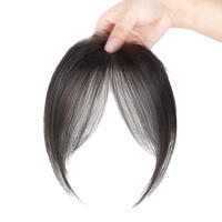 Extensiones De Pelo Synético Con Franja Media Parte Falsa Clip-In Textura Natural Invisible Para Mujeres Peluca De Sintetico - details 6