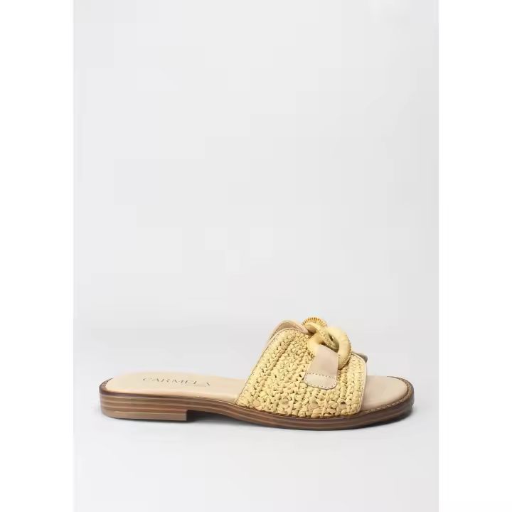 sandalia rafia beige CARMELA - 1