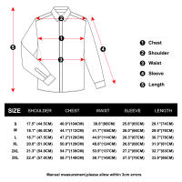 Camisa Amarilla Para Hombre De Manga Larga Estilo Casual Con Cuello En V Y Mangas Patchwork Ropa De Negocios Smart Casual - details 0