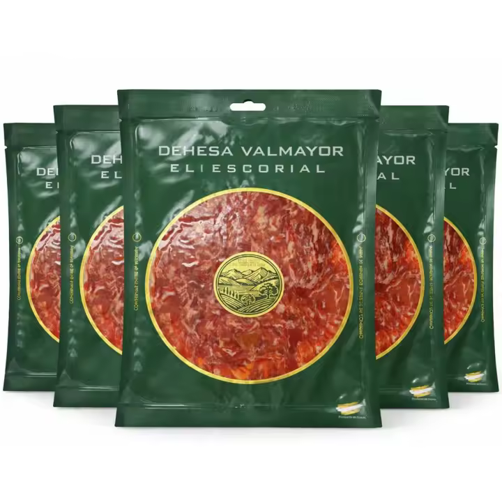 JAMON etiqueta negra  5 sobres de 100g - 1