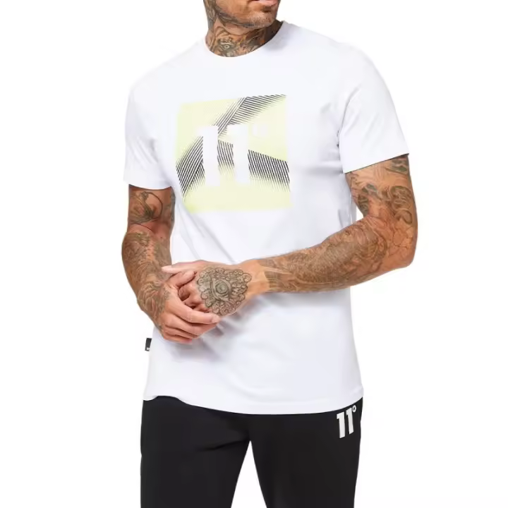 Eleven Degrees 11º .Camiseta Hombre 11D1121-002 White. - 1