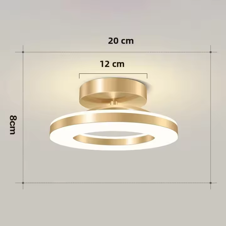 Lámpara De Techo LED Moderna Para Iluminación Interior Decorativa Para Dormitorio Comedor Sala De Estar Balcón Corredor Luz De Techo - 1