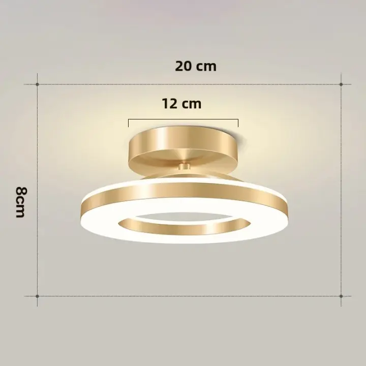 Lámpara De Techo LED Moderna Para Iluminación Interior Decorativa Para Dormitorio Comedor Sala De Estar Balcón Corredor Luz De Techo - 1