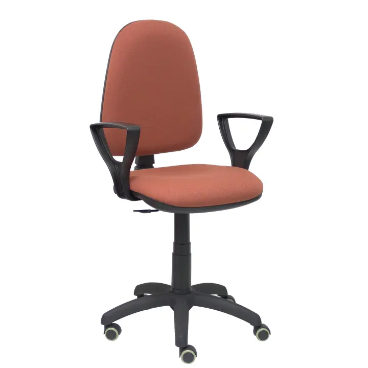 Piqueras Y Crespo Silla de Oficina Ergonómica con Mecanismo de Contacto Permanente y Regulable en Altura, Color Marrón - 1