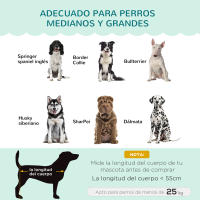 PawHut Sofá para Perros Medianos Sofá Cama para Mascotas Gatos Tapizado en Terciopelo con Patas de Madera Carga 25 kg 98,5x60,5x35,5 cm Verde - details 3