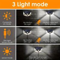 Lámpara Solar Multifuncional Para Jardín Exterior Decoración LED Impermeable Iluminación Con Sensor De Movimiento Luz De Escenario Moderna - details 2