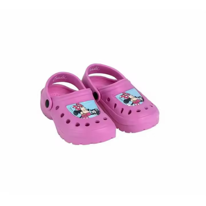Zuecos de Playa Minnie Mouse Rosa oscuro 26-27 - 1