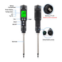 Medidor De Humedad Y Temperatura Del Suelo EC-7701 LCD Digital Resistente Al Agua Con Pantalla Retroiluminada Y Probar Desmontable - details 2