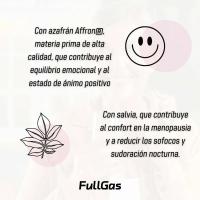 FULLGAS - MenoPlus - Salud femenina - 90 caps - Fórmula para favorecer el bienestar durante y tras la menopausia a base de extractos de plantas naturales, melatonina, vitaminas y minerales. 100% vegano y sin gluten. - details 2