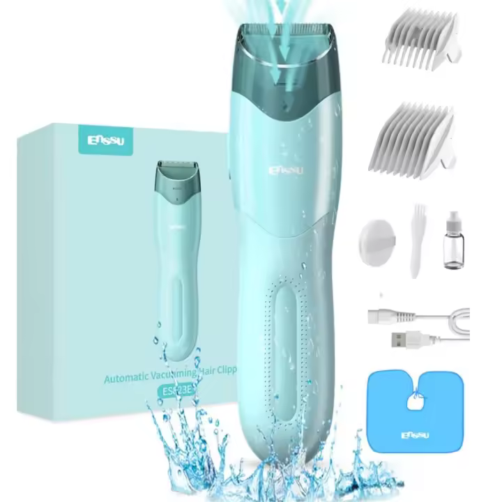 Cortadora De Pelo Para Bebés Profesional Con Vacío Cortadora Eléctrica Recargable Para Niños Kit De Corte De Pelo Sin Cable - 1