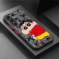 Funda De Teléfono Matte Armor Shockproof Para Samsung Galaxy Note 20 Ultra S23 S22 Ultra 5G Note 10 plus Con Diseño De Crayones S-Shin-C-chan - details 2
