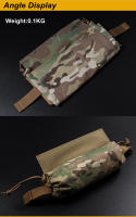 Bolsa De Cinturón Individual De Primeros Auxilios Trauma Pouch EDC Para Airsoft Y Chalecos De Porta Placas Color Negro/Marrón De Camuflaje/Ranger Verde - details 11