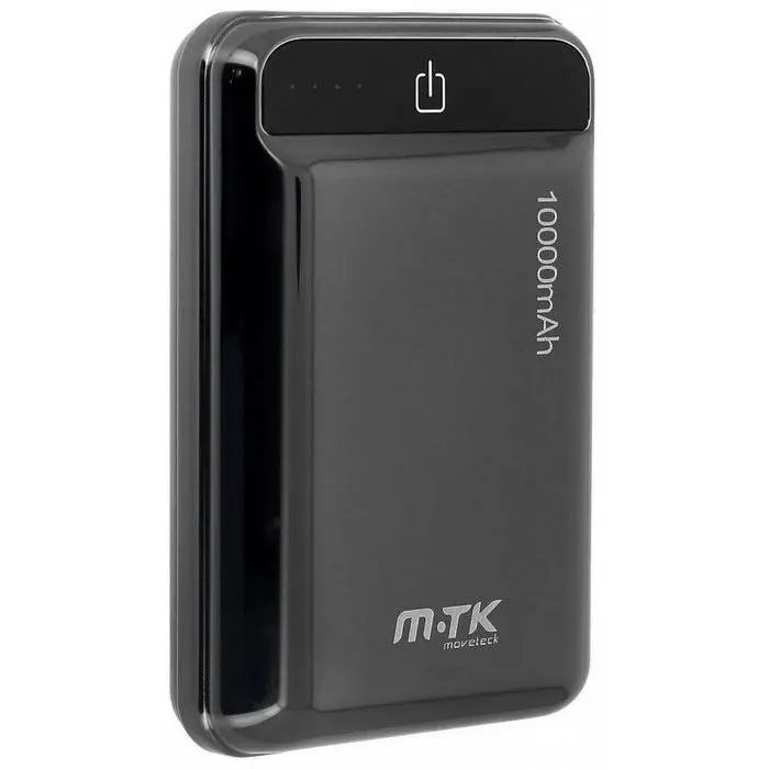 ZIRIZON - Power Bank PocketStation 10000mAh, 2USB with LED Indicador,Paquete de Batería Externa para Teléfono Celular iPhone 12 iPad Samsung S21 Huawei Xiaomi etc ( Negro ) - 2 años de garantía - 1
