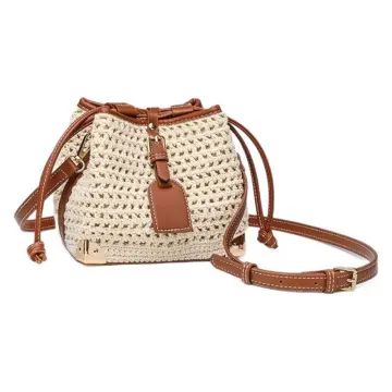 Bolso Bandolera Mujer GIUSOBG Pequeño - Correa Ajustable Desmontable, Multifunción - Blanco