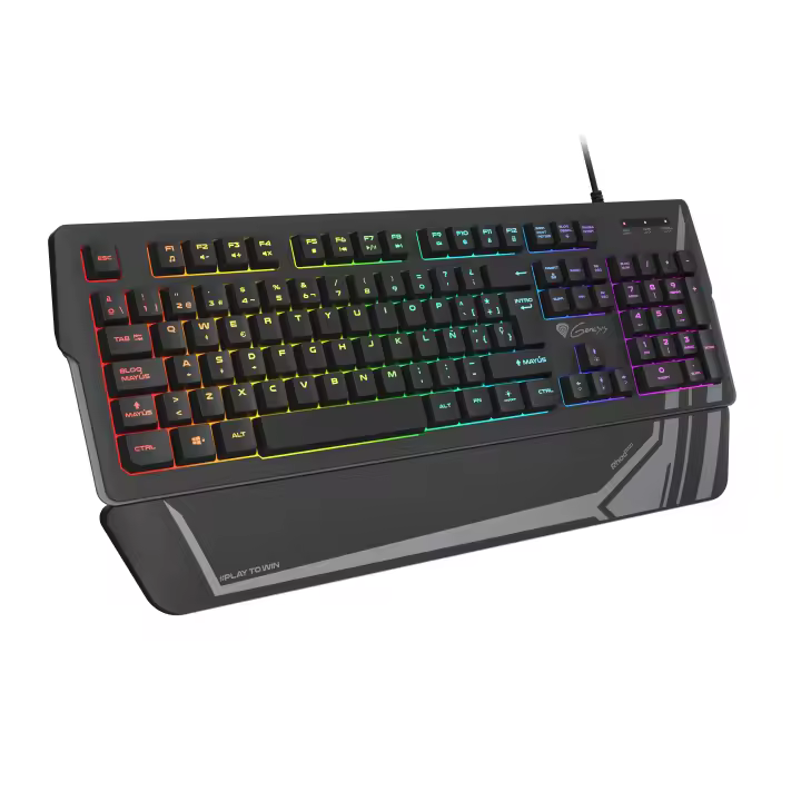 GENESIS Rhod 350 RGB teclado USB QWERTY Español Negro - 1