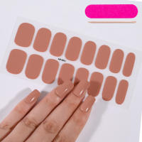 Adhesivos para uñas de gel UV, adhesivos para uñas de fototerapia semicurados semicurados de color sólido, adhesivos de gel de estilo simple totalmente impermeables y duraderos - details 4
