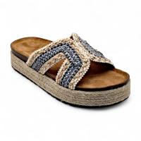 Emilie shoes, sandalias cuña con plataforma de yute, para mujer uso casual, ideal para un look de verano  a España Vacación Elegante De moda Bohemio Vacación De moda Guay Moda Oriental Elegante Trenzado Plain Bohemian Vacation Bohemio Fie - details 1