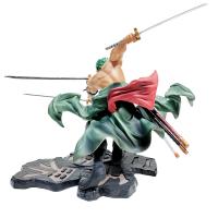 Figura De Acción One Piece 10CM Luffy Y Roronoa Zoro Con Tres Espadas Estatua De Anime PVC Colección Modelo Juguete Para Niños - details 5