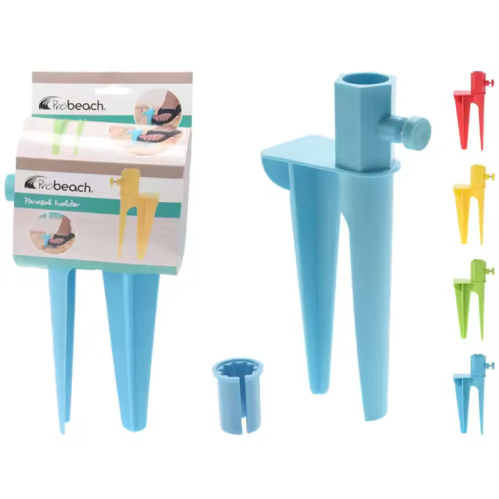 BASE PARASOL DOBLE PINCHO SURTIDO BLISTER - 1