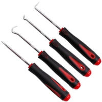 Juego De 4 Piezas Herramientas De Reparación De Sellado Para Vehículos Herramientas De Remoción De Sellado De Rosca Con Agujas Negras Y Rojas 16cm - details 1