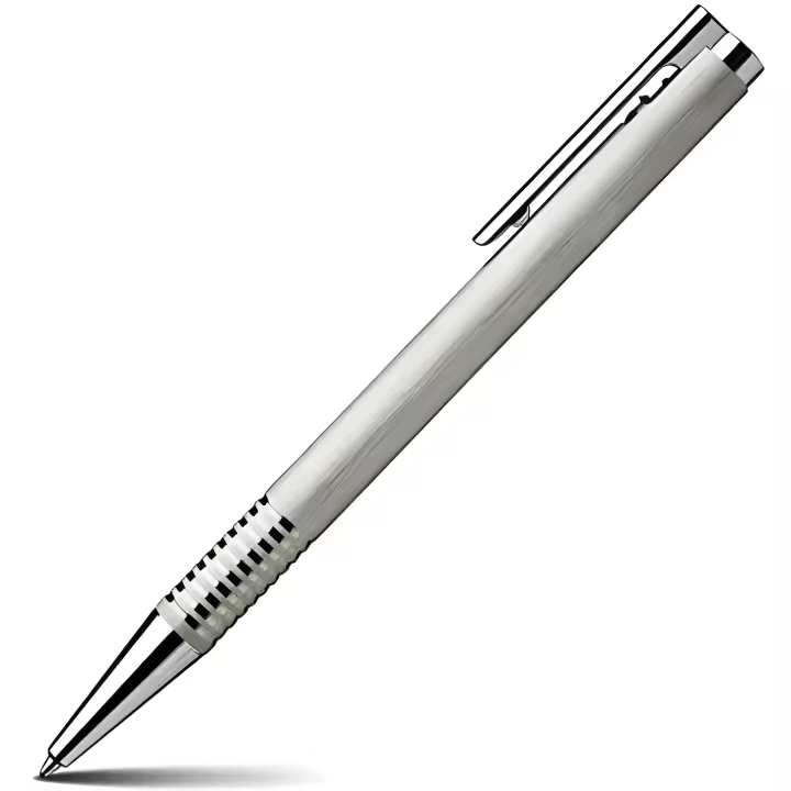 Lamy portaminas logo brushed  acero inoxidable negro - 1
