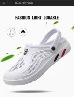 Zapatillas De Verano Para Hombre Sandalias Transpirables Con Agujeros Clogs De Talla Grande 49 Pantuflas De Playa Moda Flip Flops EVA - details 6