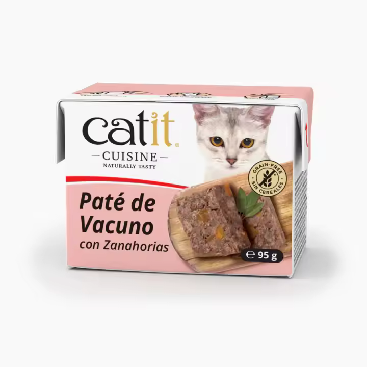 Catit Paté para gatos Catit Cuisine Sabor: Vacuno con Zanahoria - 1