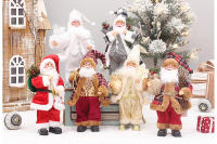 Decoración De Navidad Muñeco De Santa Claus De 30 Cm Para El Hogar Material Plástico Figura De Miniaturas Sin Personalizar - details 1