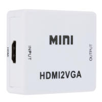 Convertidor De Video VGA a HDMI Con Audio Adaptador Compatible 1080P Para Notebook Xbox360 DVD PC HD TV Proyector - details 10