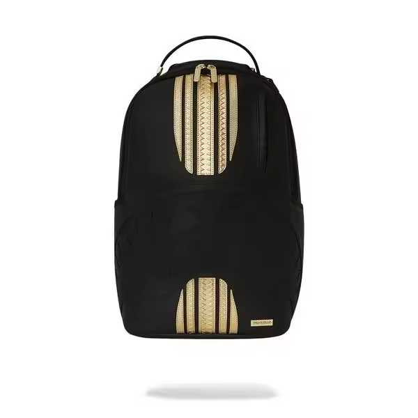 Mochila Sprayground Negra Italy Racing Golden Stripes Backpack - 1